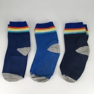 Mini Boden stripe youth crew socks 3-4